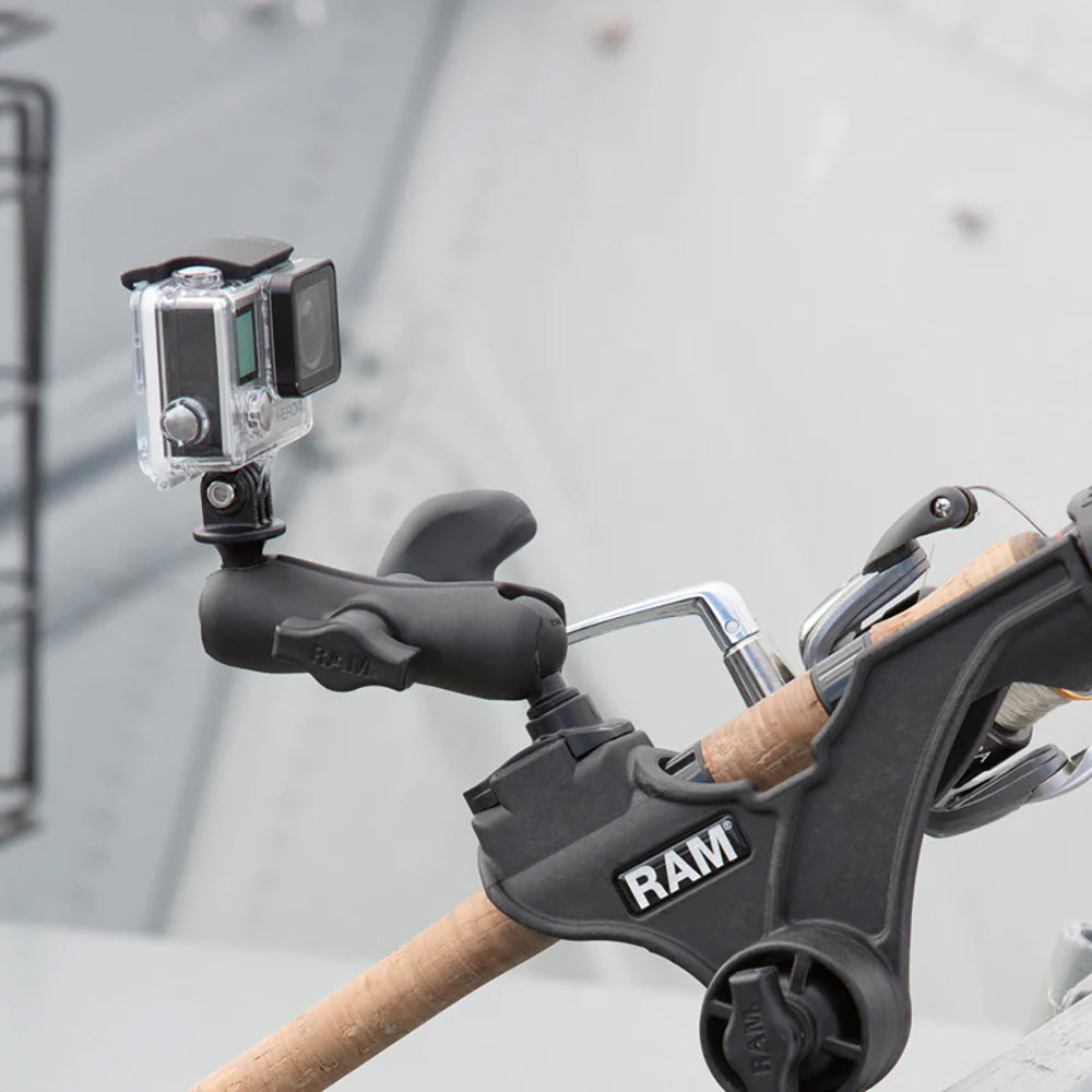 RAM Mount RAM ROD JR Fishing Rod Holder wDual TBolt Track Base RAP434421