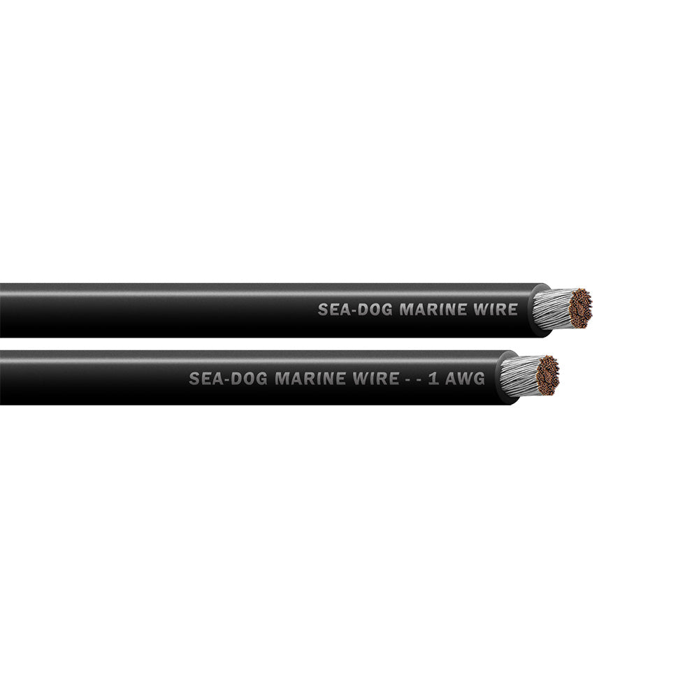 SeaDog 1 AWG Black Battery Cable 50 8001011