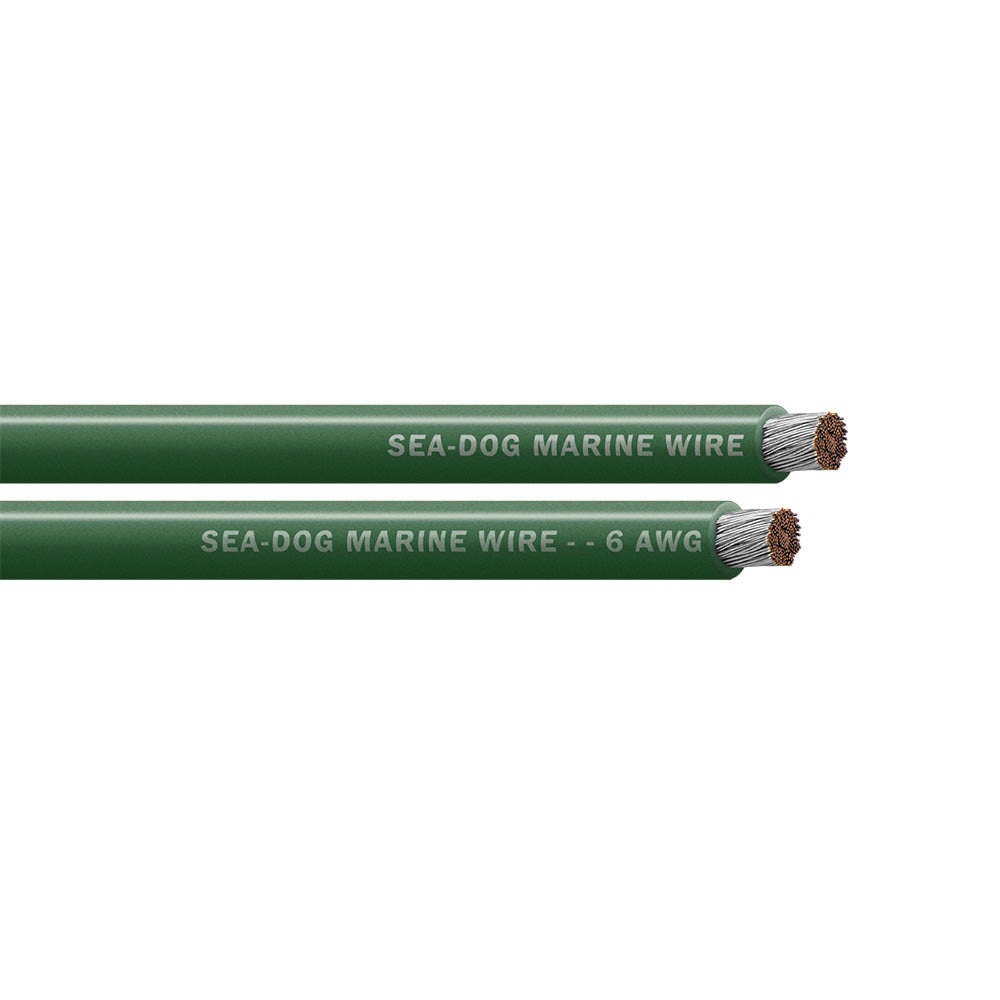 Sea Dog 6 AWG Green Battery Cable 250 8006044