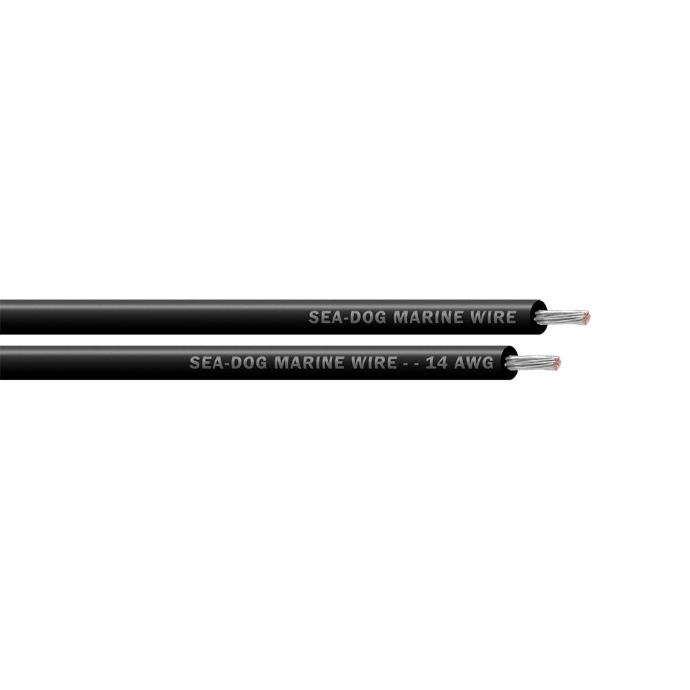 SeaDog 14 AWG Black Primary Wire 250 8014014
