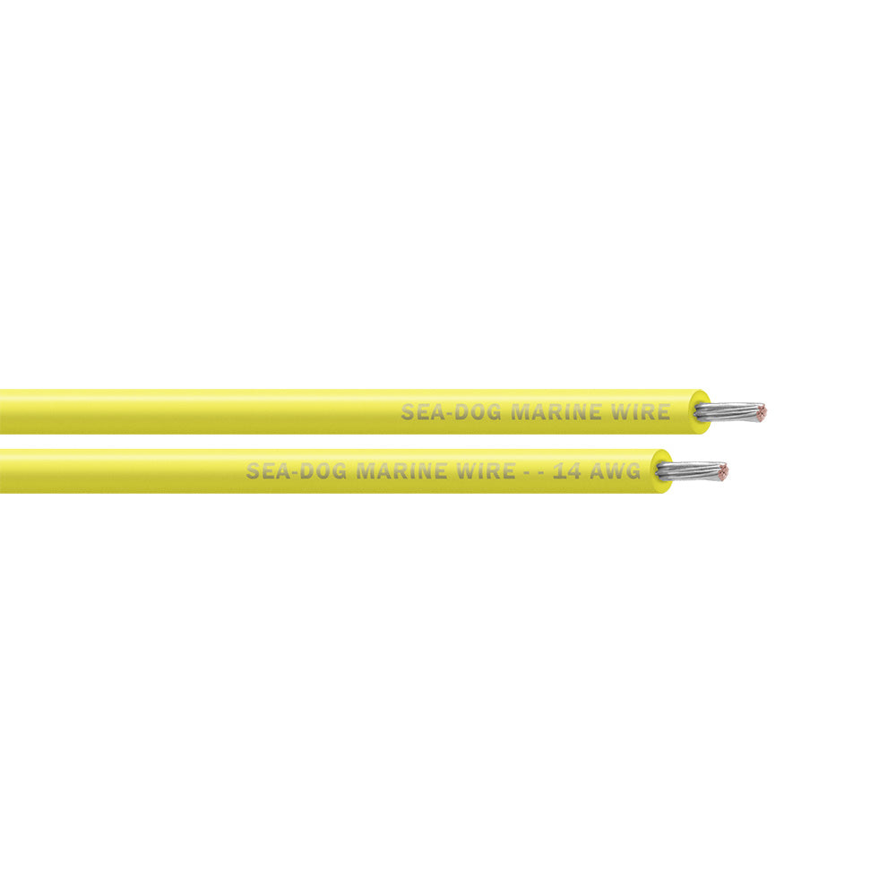 SeaDog 14 AWG Yellow Primary Wire 500 8014037