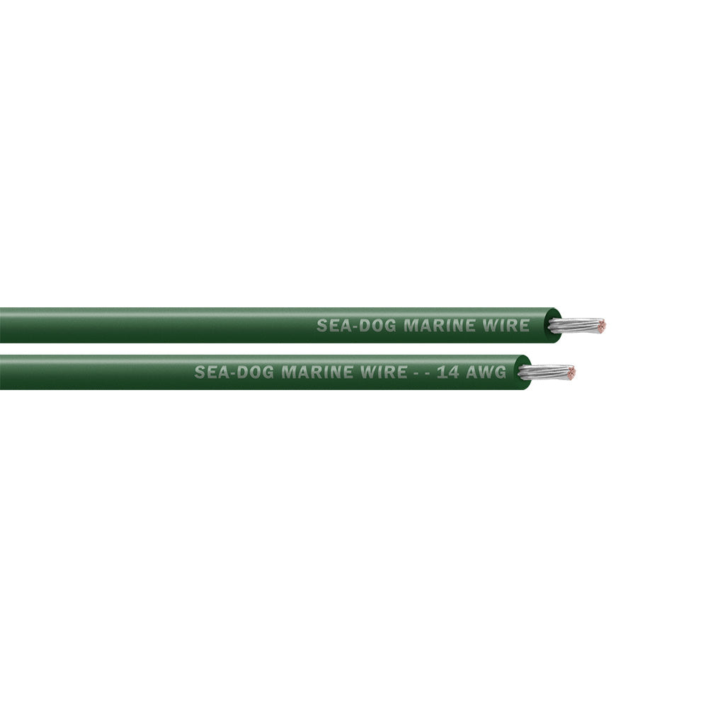 SeaDog 14 AWG Green Primary Wire 250 8014044
