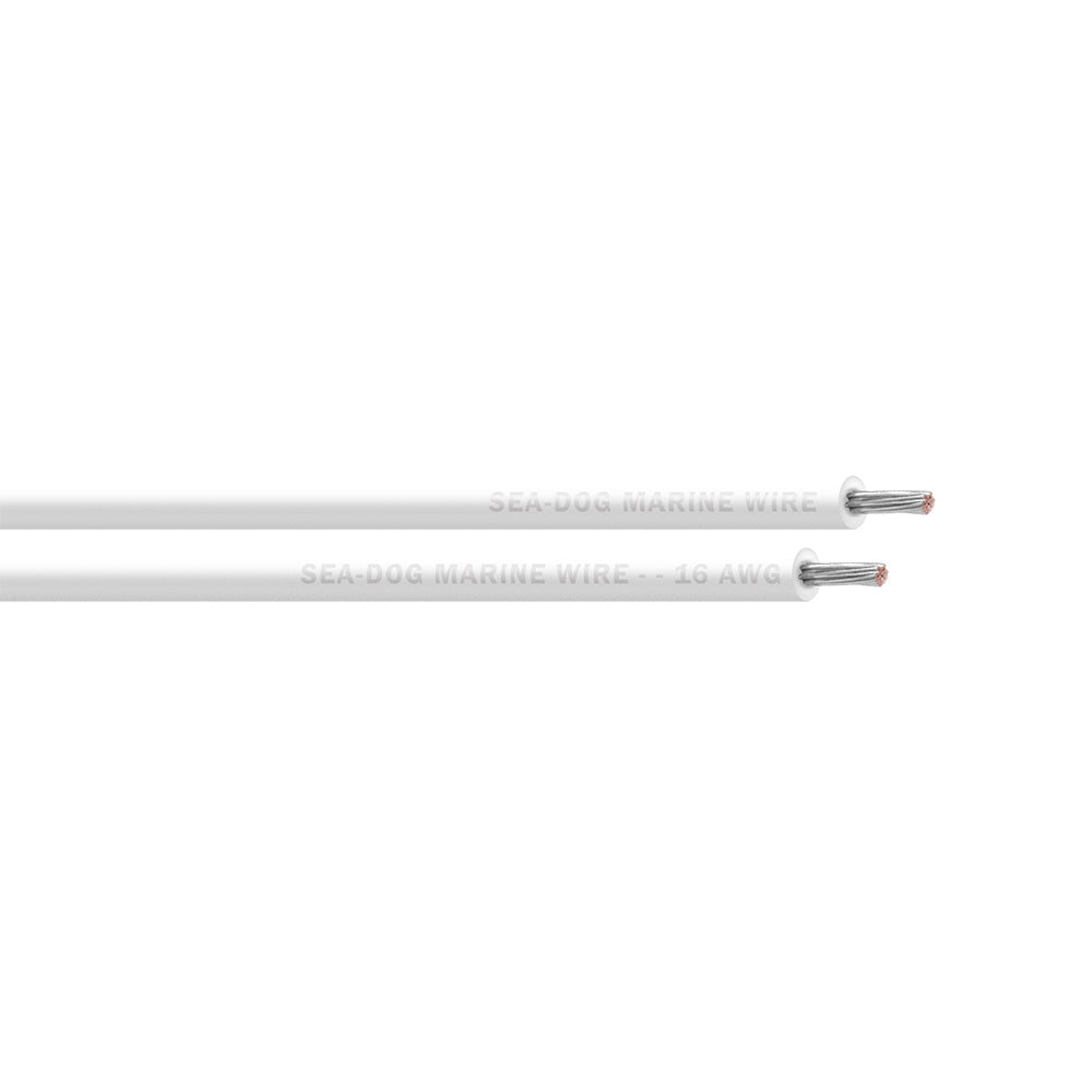 SeaDog 16 AWG White Primary Wire 500 8016057