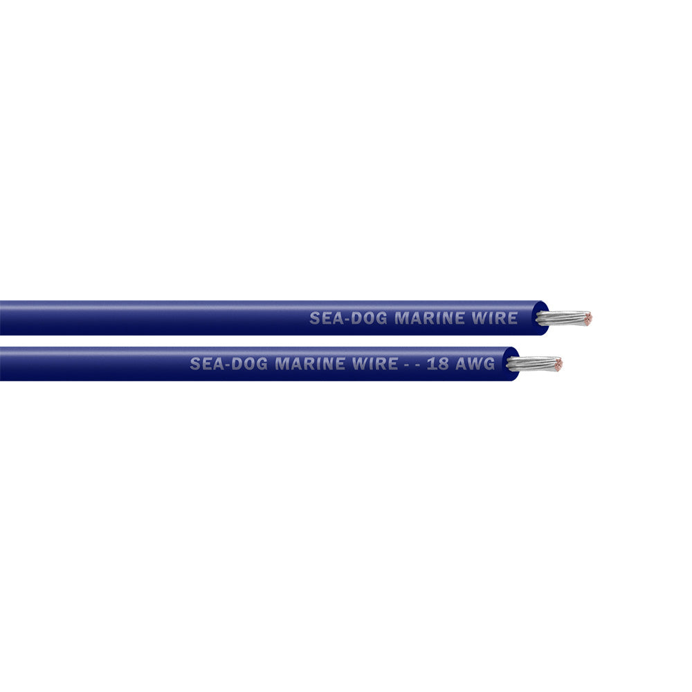SeaDog 18 AWG Dark Blue Primary Wire 500 8018067