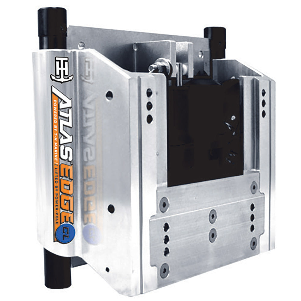 TH Marine ATLAS EDGE 6 Set Back Hydraulic Jack Plate Classic Silver AHJE6VDP