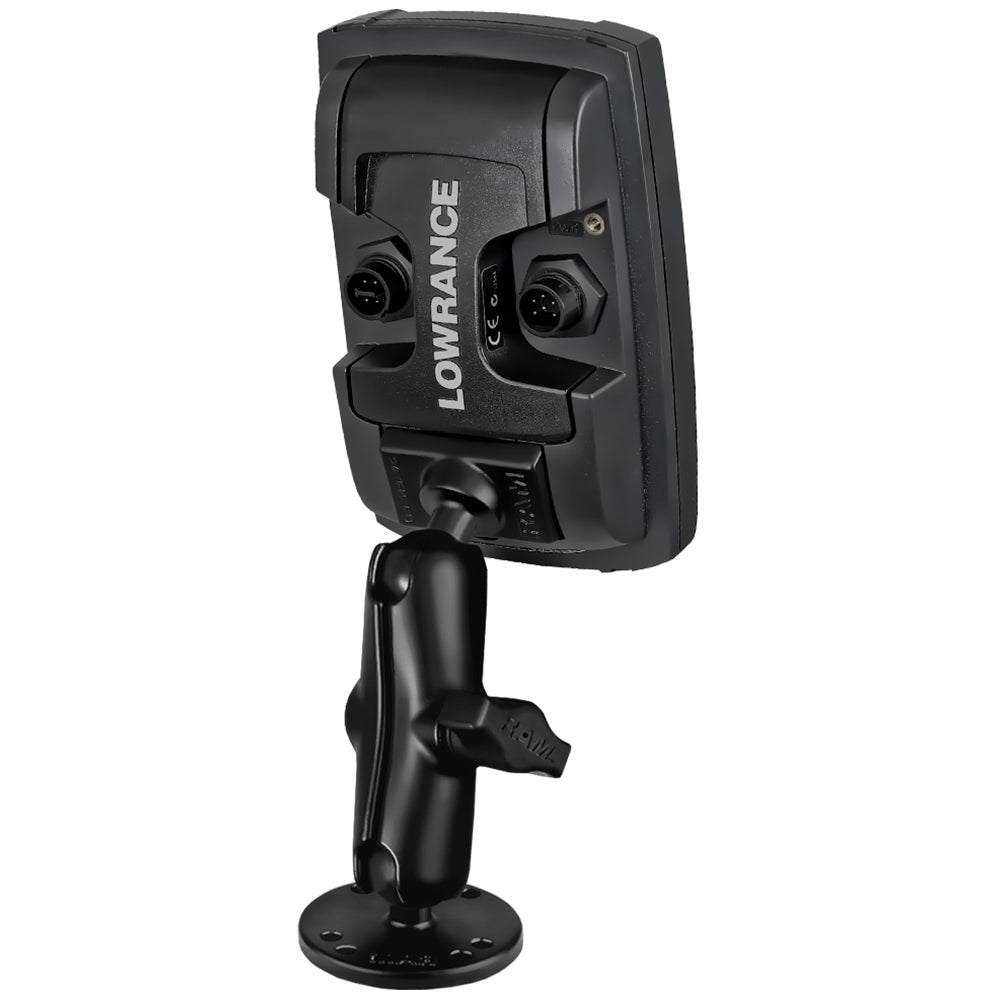 RAM Mount Quick Release Mount fLowrance Mark Elite 4 RAMB101LO11