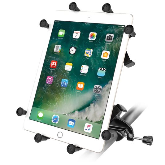 RAM Mount Universal XGrip III Large Tablet Holder Fits New iPad Includes Yoke Mount RAMB121UN9U