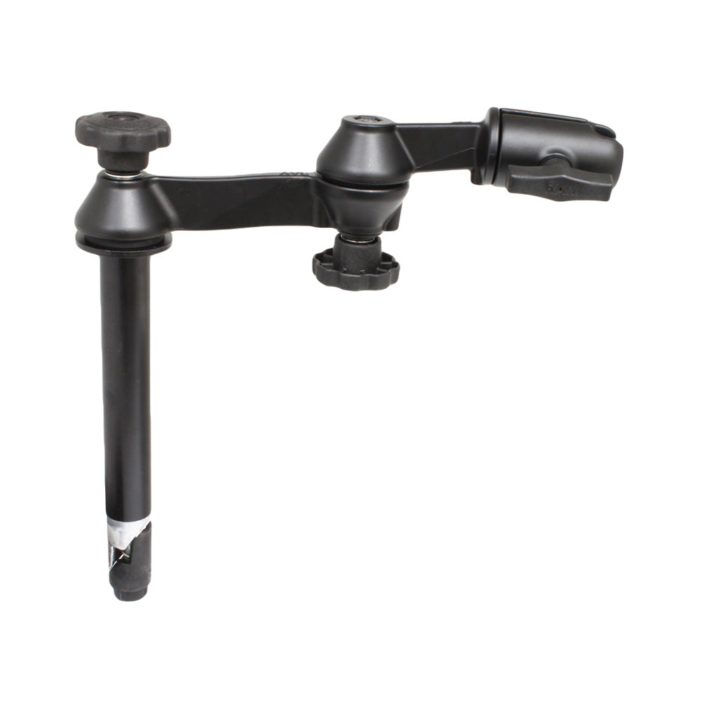 RAM Mount Double Swing Arm w8 Male TelePole No Ball Base RAMVPSW18NB