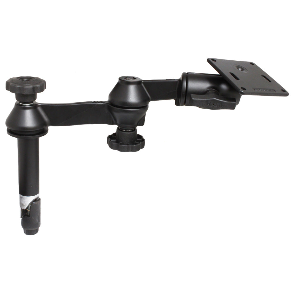 RAM Mount Double Swing Arm w4 Male No Female TelePole VESA Plate RAMVPSW142461