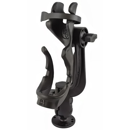 RAM Mount RAMROD 2000 Fishing Rod Holder wRAMROD Revolution RatchetSocket System Round Flat Surface Base RAM114RBU