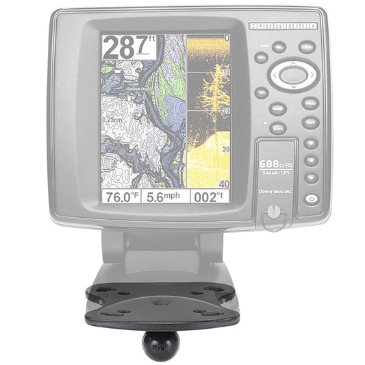 RAM Mount 1 Ball Marine Electronic Base fHumminbird Lowrance RAMB107BU