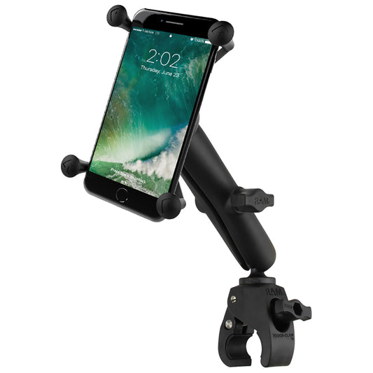 RAM Mount ToughClaw Base wLong Double Socket Arm Universal XGrip IV fLarge PhonePhablet Cradle RAMB400CUN10U