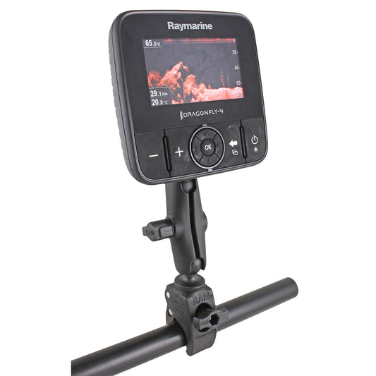 RAM Mount Small ToughClaw Base w1 Ball M6 x 30 SS Hex Head Bolt fRaymarine Dragonfly45 WiFish RAMB400379M616U