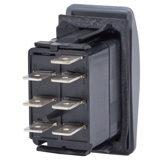 Blue Sea 7937 Contura II Switch DPDT Black ONOFFON 7937
