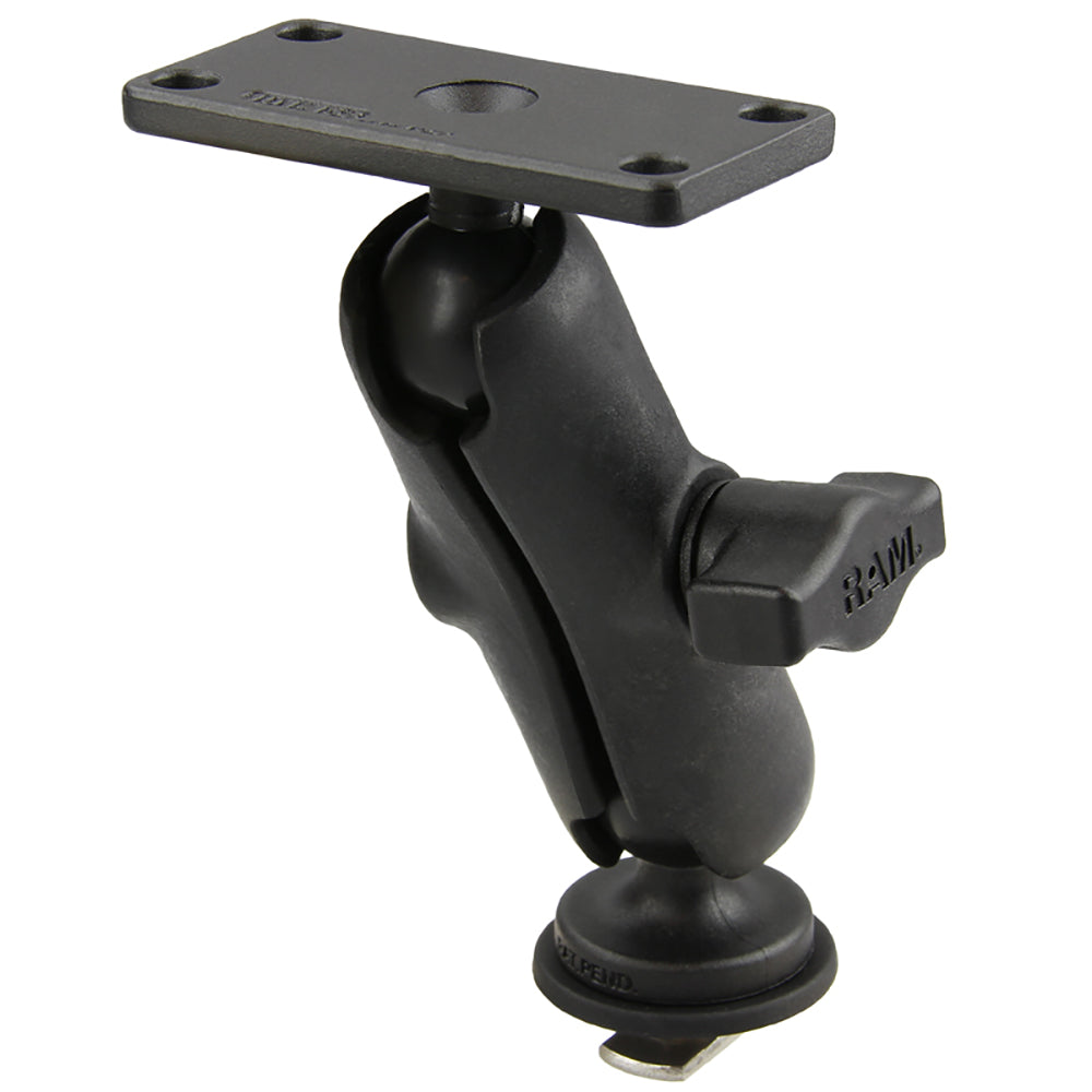 Ram Mount RAM 1 Ball Mount with Track Ball Base 15 x 3 Plate for the Humminbird Helix 5 ONLY RAPB202153354TRA1U