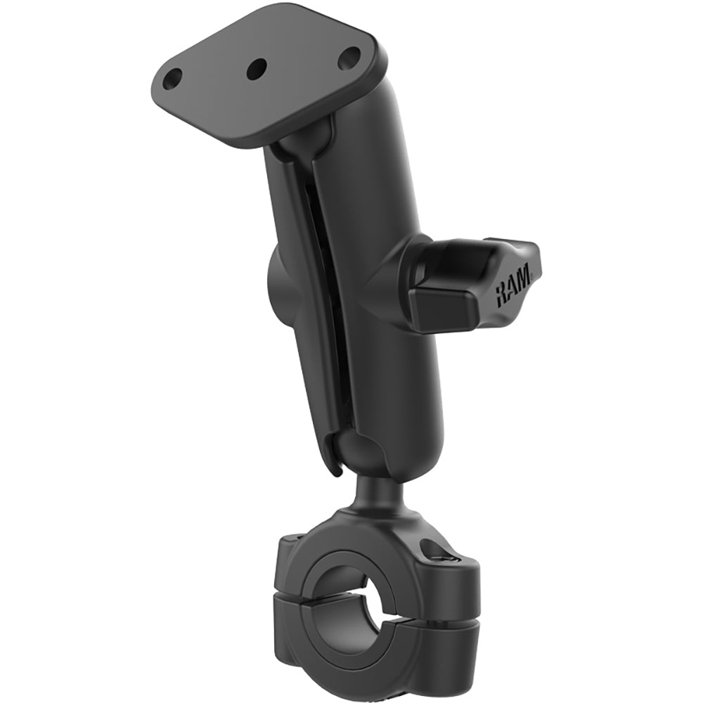 RAM Mount RAM Torque 34 1 Diameter HandlebarRail Base with 1 Ball Medium Arm and Diamond Ball Base RAMB408751238U
