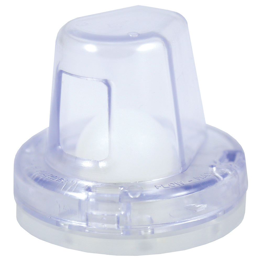 TH Marine FlowMax Ball Scupper Clear FMS10DP