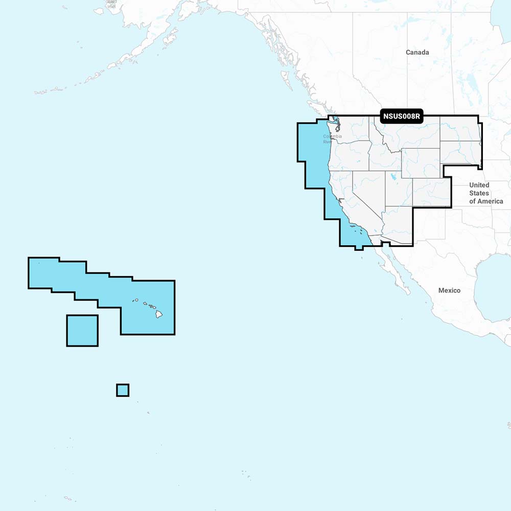 Garmin Navionics NSUS008R US West 010C129220