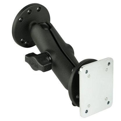 RAM Mount Double Ball Mount wBacking Plate RAMB101U225B2