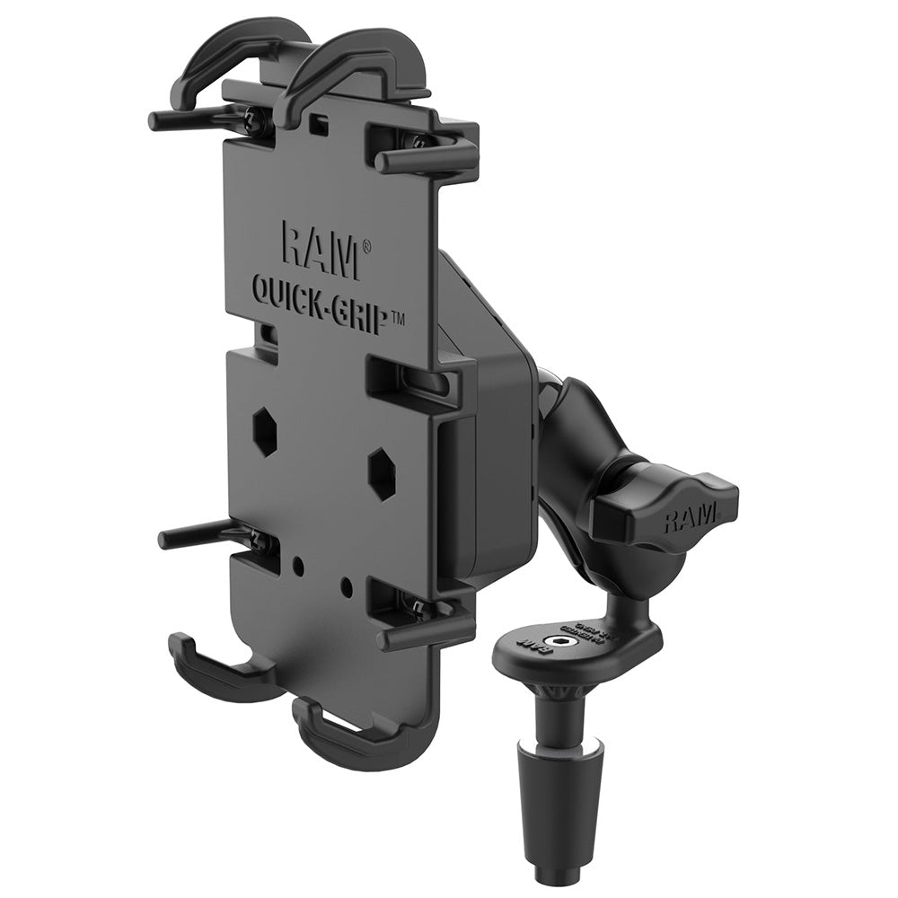 RAM Mount RAM QuickGrip XL Phone Mount wVibeSafe  Fork Stem Base  Short RAMB176APD4462