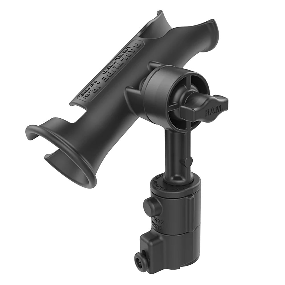 RAM Mount RAM Tube Jr Holder wUniversal AdaptAPost Track Base  4 Post RAP390SAAPUTU