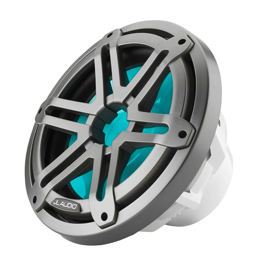 JL Audio M3 10 Marine Subwoofer wGrey Metallic Sport Grille  RGB LED Lighting  M310IBSGmi4 0100326400
