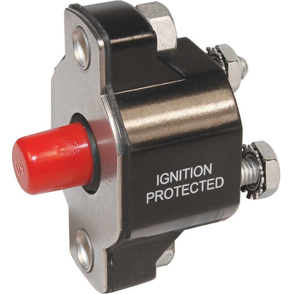Blue Sea 2142 Medium Duty Push Button ResetOnly  50A 2142