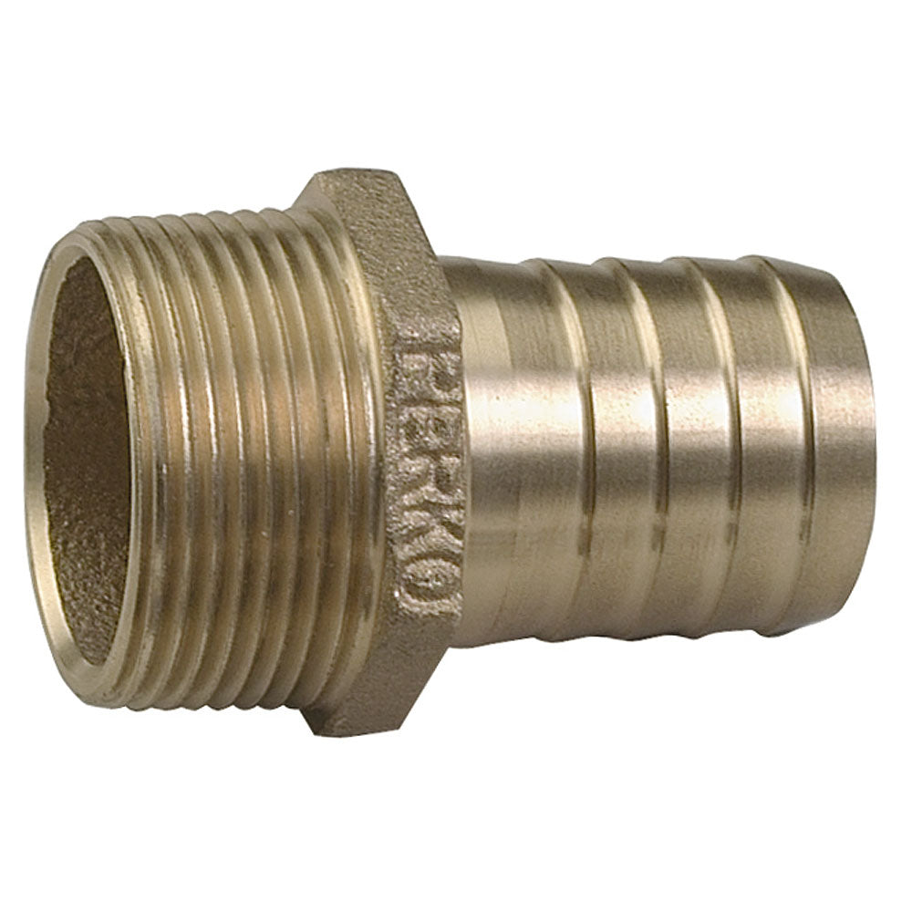 Perko 114 Pipe to Hose Adapter Straight Bronze MADE IN THE USA 0076DP7PLB