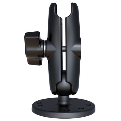 RAM Mount Double Socket Arm w25 Round Base RAMB103U