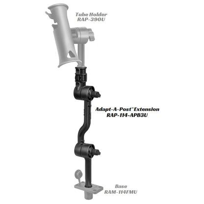 RAM Mount Adjustable AdaptaPost 16 Extension Arm RAP114APB3U