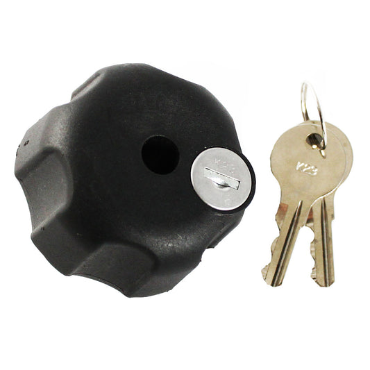 RAM Mount Knob wLock  51618 Brass Hole  CSize RAMKNOB5LU