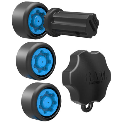 RAM Mount RAM PinLock Security Kit fSingle Swing Arms  Gimbal Brackets RAPSKNOBG109U