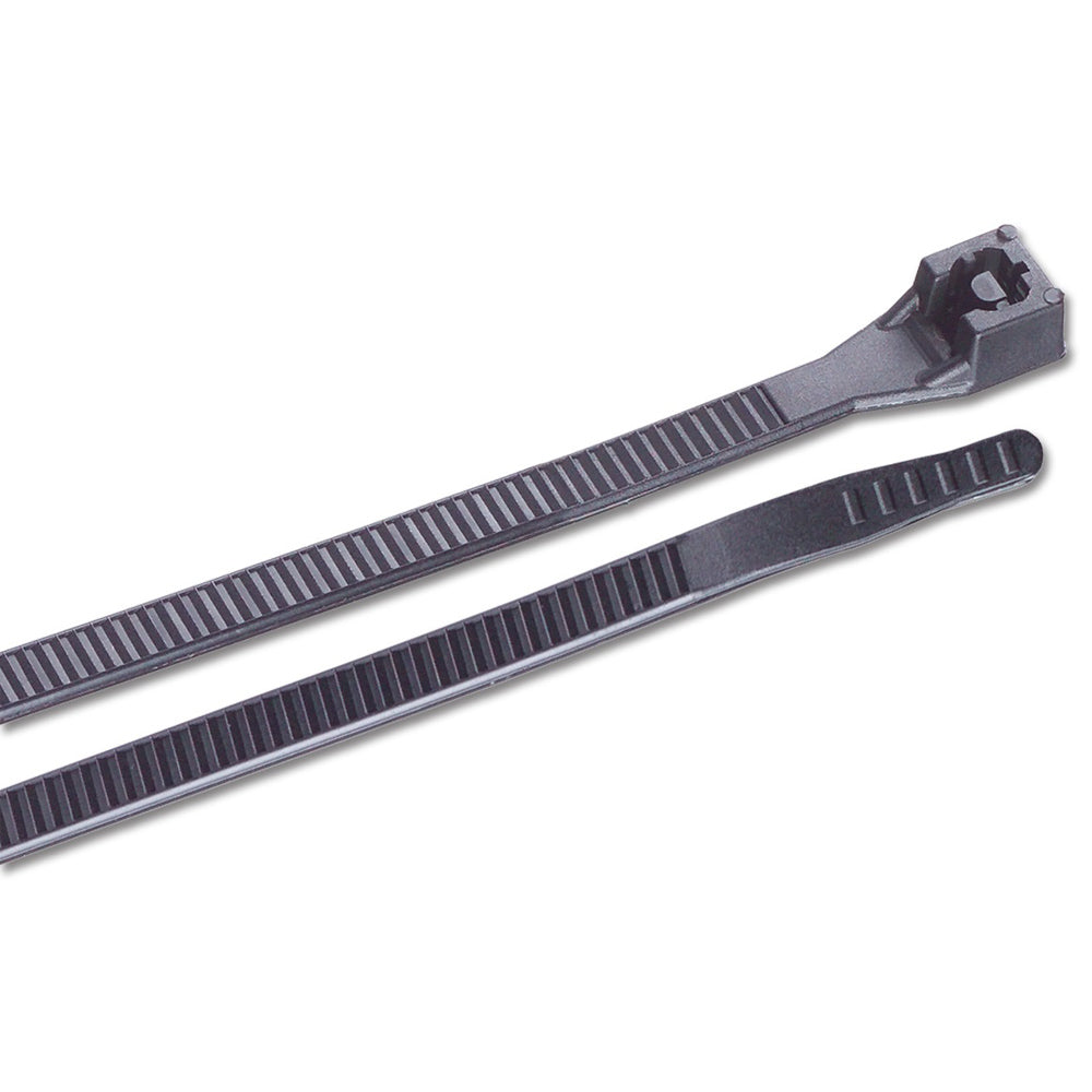 Ancor 6 UV Black Standard Cable Zip Ties  100 Pack 199249