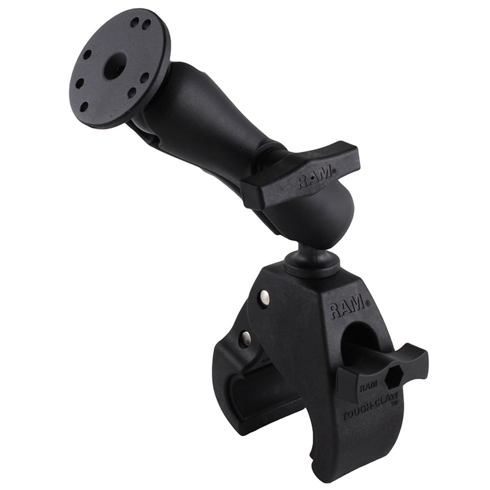 RAM Mount Large ToughClaw Base wDouble Socket Arm  15 Round Base Adapter RAP401202U