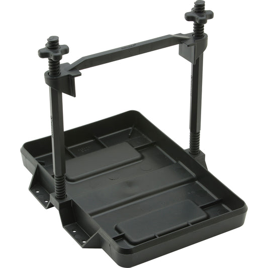 Attwood HeavyDuty AllPlastic Adjustable Battery Tray  24 Series 90975