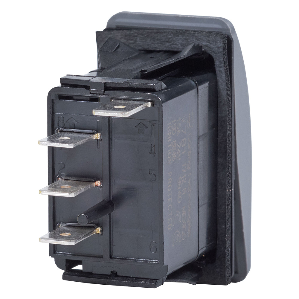 Blue Sea 7932 Contura II Switch SPDT Black  ONOFFON 7932