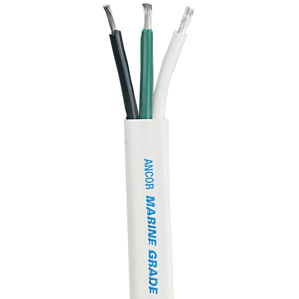 Ancor White Triplex Cable  143 AWG  Flat  250 131525