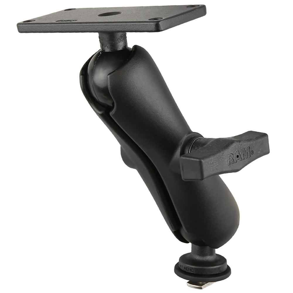 RAM Mount RAM 15 Ball Mount with Track Ball Base  2 x 4 Plate for the Humminbird Helix 7 ONLY RAM20224354TRA1U