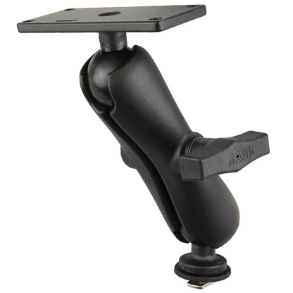 RAM Mount RAM 15 Ball Mount with Track Ball Base  2 x 4 Plate for the Humminbird Helix 7 ONLY RAM20224354TRA1U