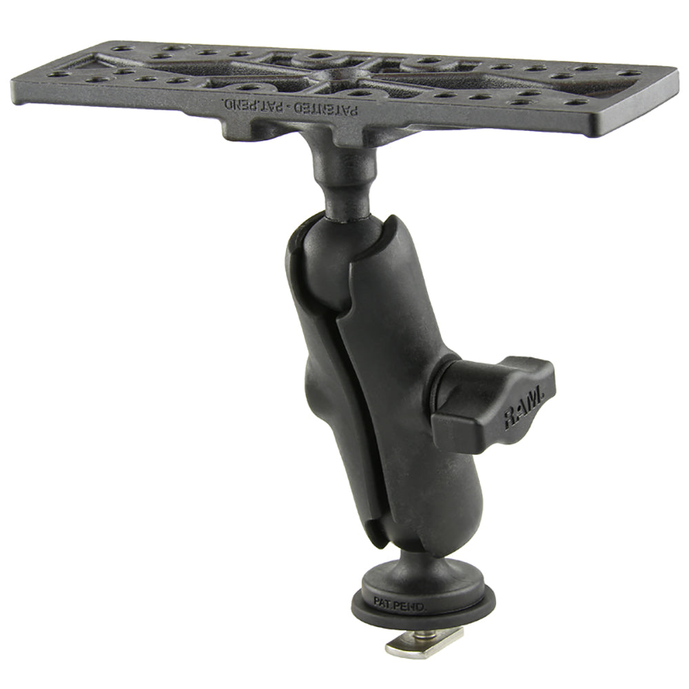 Ram Mount RAM Composite 1 Ball Mount with 625 X 2 Rectangular Plate  Track Ball Base RAPB111B354TRA1U