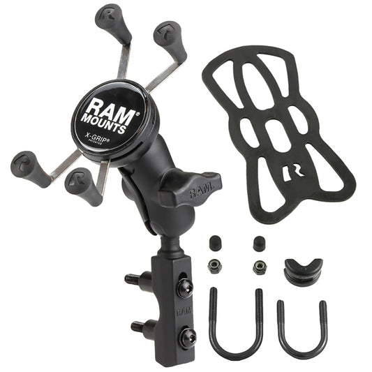 RAM Mount XGrip Phone Mount wMotorcycle BrakeClutch Reservoir Base RAMB174AUN7U