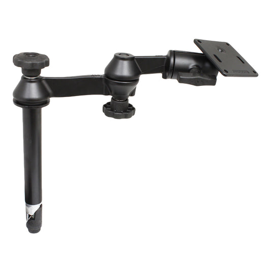 RAM Mount 8 Upper Pole wDouble Swing Arms  75 x 75mm VESA Plate RAMVPSW182461