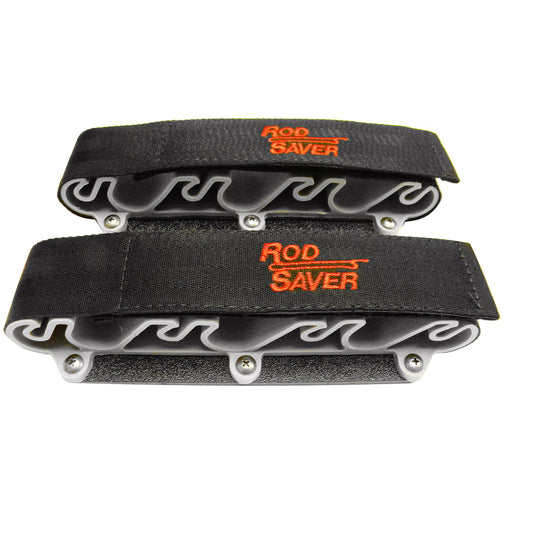 Rod Saver Portable Side Mount wDual Lock 6 Rod Holder SMP6