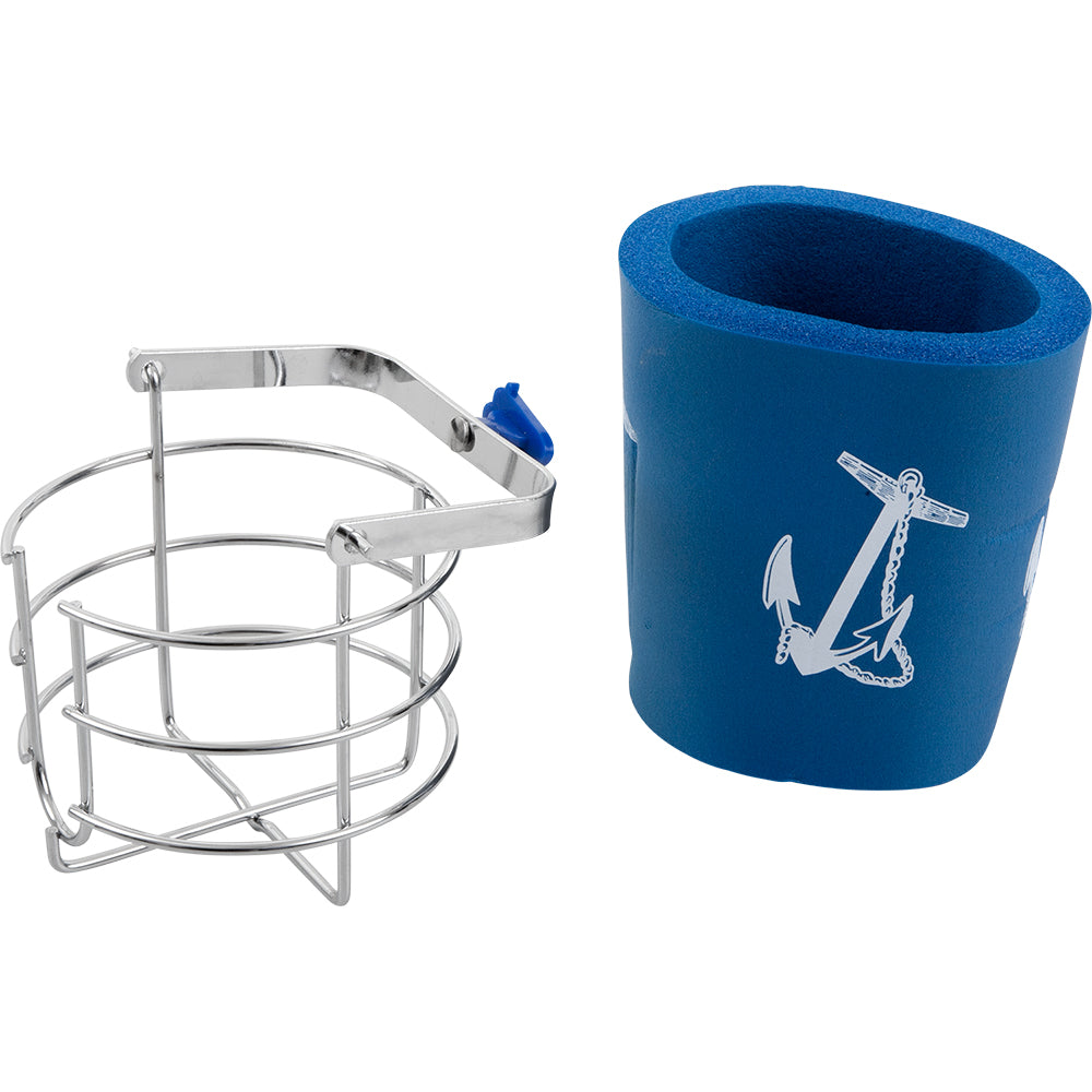 SeaDog Chrome Brass Swivel Beverage Holder 5881303