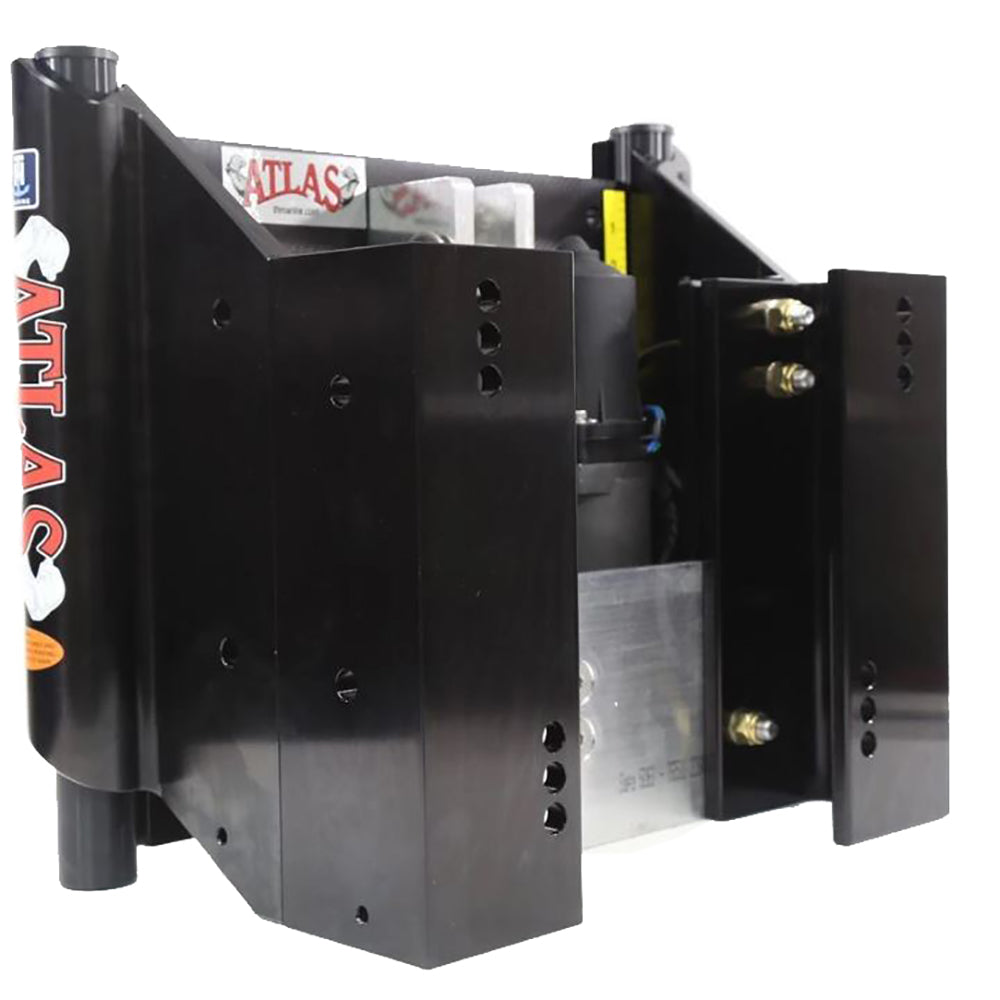 TH Marine ATLAS 8 Set Back Hydraulic Jack Plate  Heavy Duty Black AHJ8VHDBDP