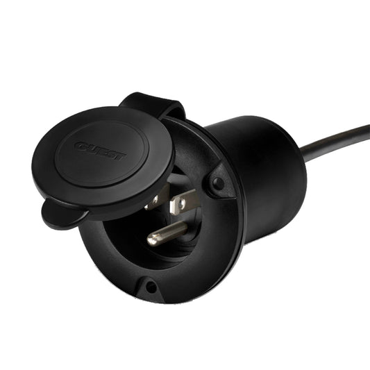 Guest AC Universal Plug Holder  Black 150PHB