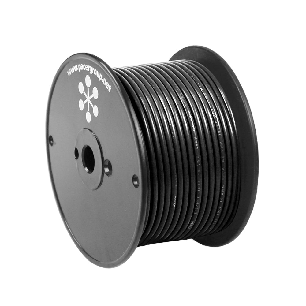 Pacer Black 10 AWG Primary Wire  100  WUL10BK100