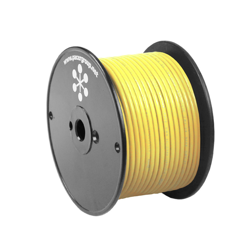 Pacer Yellow 8 AWG Primary Wire  100  WUL8YL100
