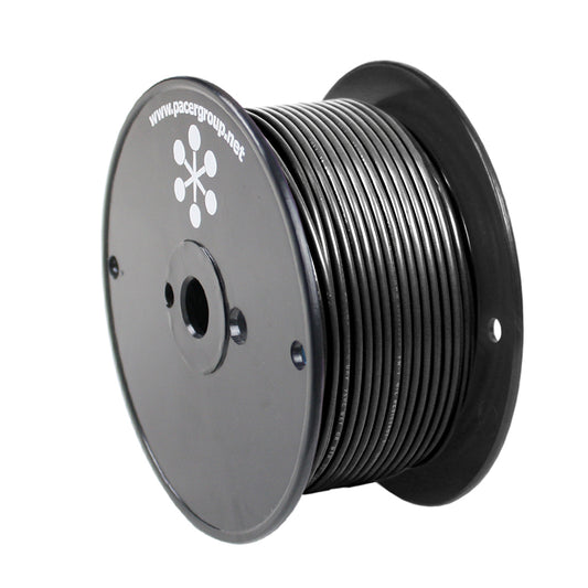 Pacer Black 8 AWG Primary Wire  250  WUL8BK250