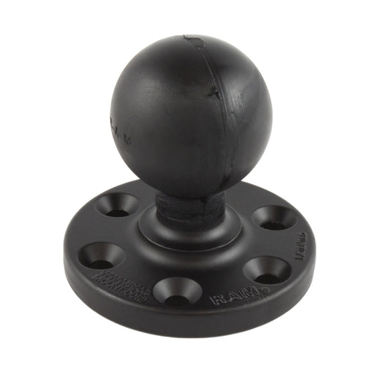 RAM Mount RAM Large Round Plate w6Hole Pattern  Ball RAMD202USYM1